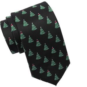 NORDSTROM Holiday Christmas Tree‎ Tie, Holiday Wear, One Size,  Green Red, NWT